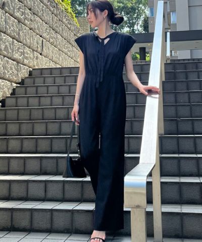 ギャザーオールインワン ギャザーショルダーオールインワン[高身長サイズMT/低身長サイズ