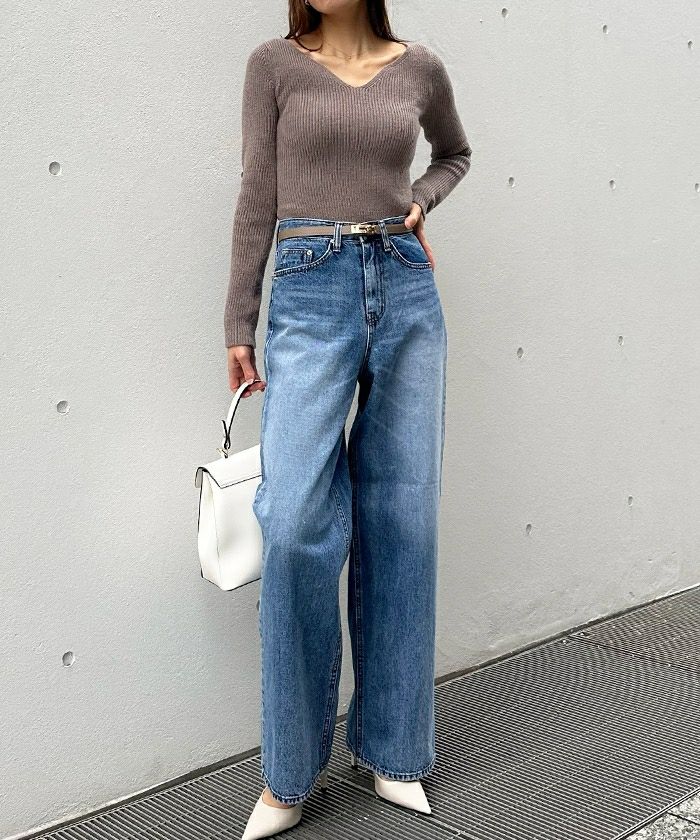 トップス kaho KOEISTORE ニットトップス レディース 春 夏 春夏 黒 白 ニット
