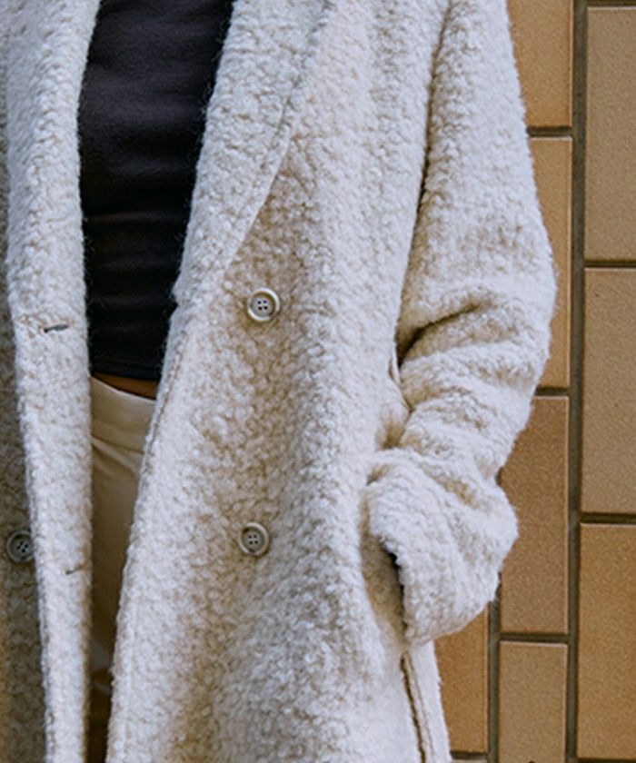 ユッキーJOURNAL STANDARD ウールコート ブークレコート ユッキー様専用JOURNAL STANDARD ウールコート ブークレコート