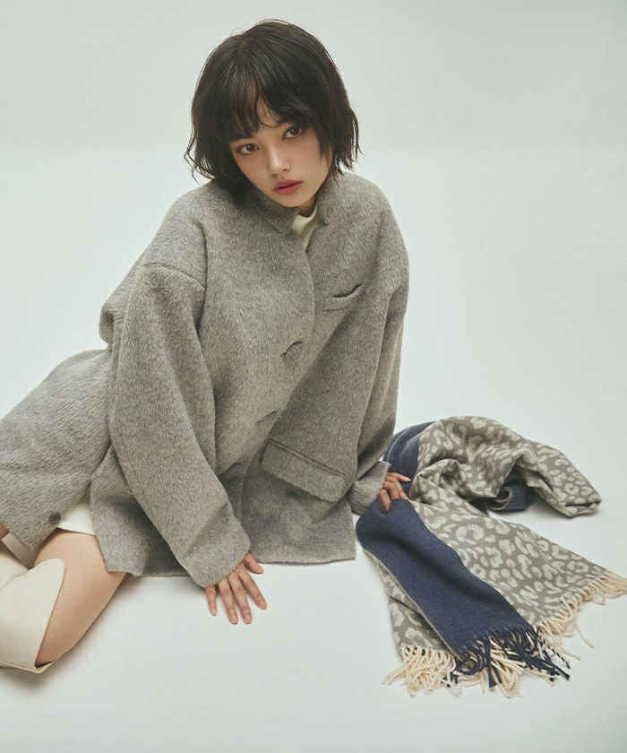 miniministore｜ストール レオパード柄 マフラー 春秋冬